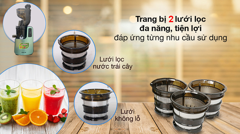 Máy ép chậm trái cây Kidosu