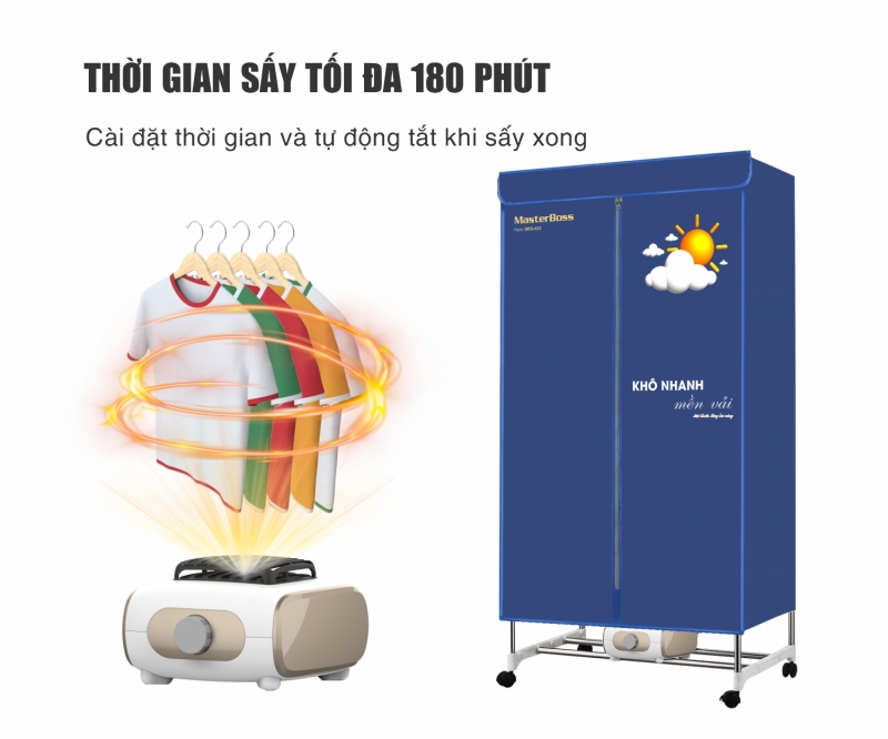 Máy Sấy Quần Áo MasterBoss BOSS-622