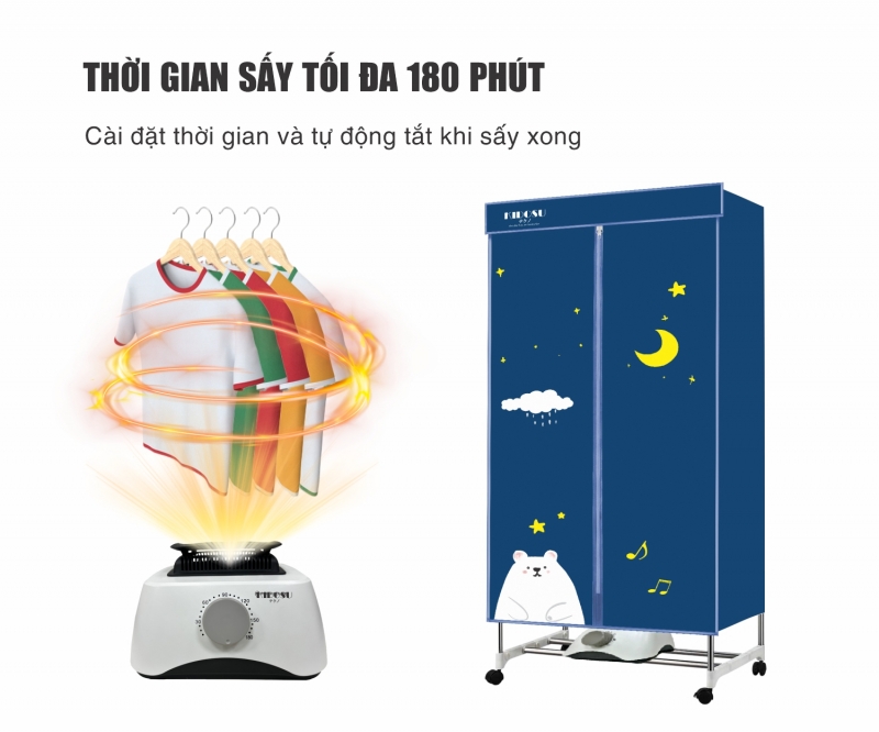 Máy Sấy Quần Áo Kidosu KD-CD26 New