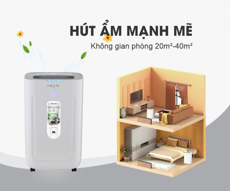 Máy Hút Ẩm Kidosu 25 Lít KD-D28L