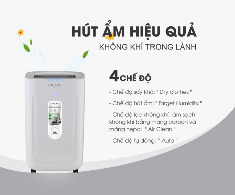 Máy Hút Ẩm Kidosu 25 Lít KD-D28L