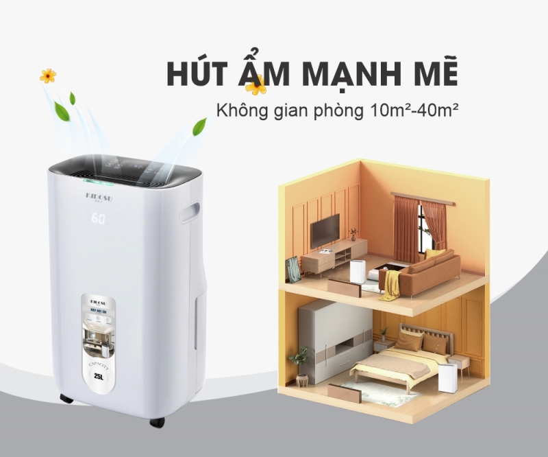 Máy Hút Ẩm Kidosu 25 Lít KD-D29L