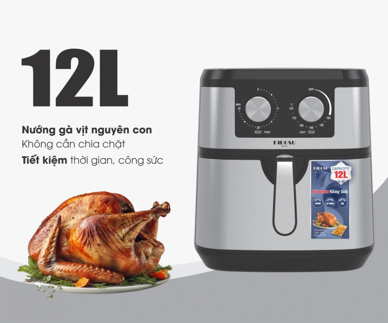 Nồi Chiên Không Dầu Kidosu KD-A18L