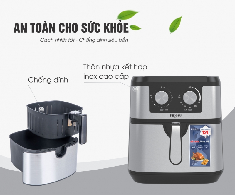 Nồi Chiên Không Dầu Kidosu KD-A18L
